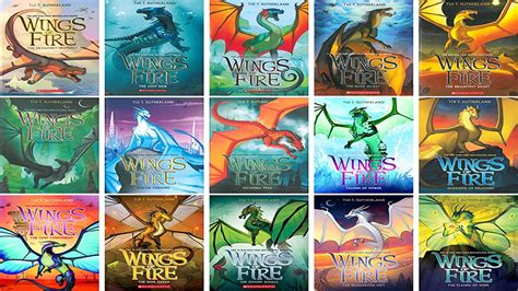 how many books in the wings of fire series