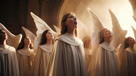 the multivoiced sacred music of the renaissance was sung by the celestial voices of angels and the divine chorus of saints.