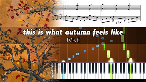 This is What Autumn Feels Like in Piano Sheet Music – and a Philosophical Discussion